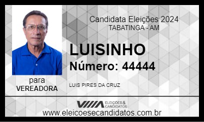 Candidato LUISINHO 2024 - TABATINGA - Eleições