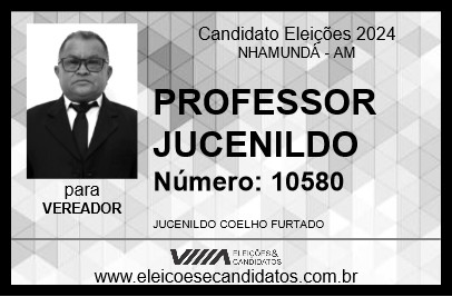 Candidato PROFESSOR JUCENILDO 2024 - NHAMUNDÁ - Eleições