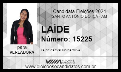 Candidato LAÍDE 2024 - SANTO ANTÔNIO DO IÇÁ - Eleições