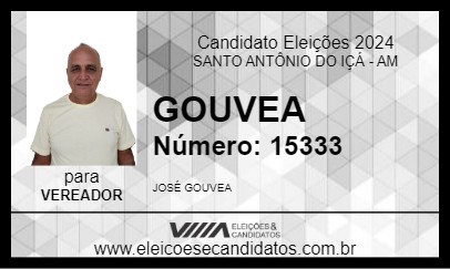 Candidato GOUVEA 2024 - SANTO ANTÔNIO DO IÇÁ - Eleições