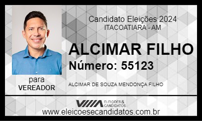 Candidato ALCIMAR FILHO 2024 - ITACOATIARA - Eleições