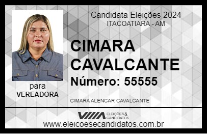 Candidato CIMARA CAVALCANTE 2024 - ITACOATIARA - Eleições