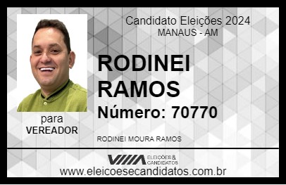 Candidato RODINEI RAMOS 2024 - MANAUS - Eleições