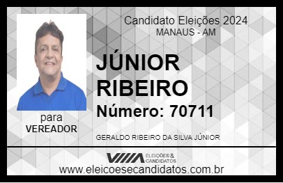 Candidato JÚNIOR RIBEIRO 2024 - MANAUS - Eleições