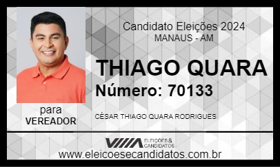 Candidato THIAGO QUARA 2024 - MANAUS - Eleições