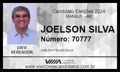 Candidato JOELSON SILVA 2024 - MANAUS - Eleições