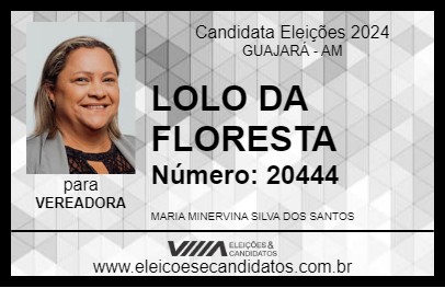 Candidato LOLO DA FLORESTA 2024 - GUAJARÁ - Eleições