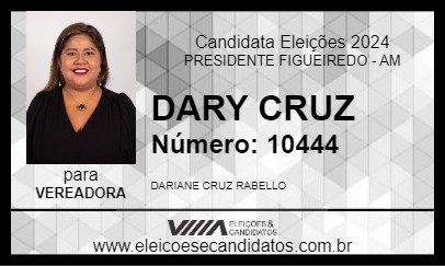 Candidato DARY CRUZ 2024 - PRESIDENTE FIGUEIREDO - Eleições