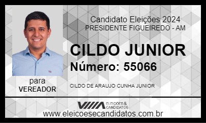 Candidato CILDO JUNIOR 2024 - PRESIDENTE FIGUEIREDO - Eleições