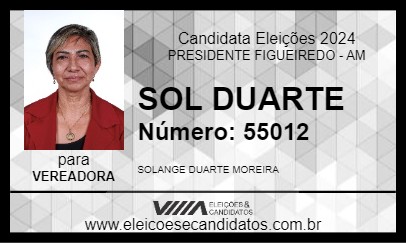 Candidato SOL DUARTE 2024 - PRESIDENTE FIGUEIREDO - Eleições