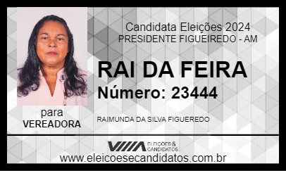 Candidato RAI DA FEIRA 2024 - PRESIDENTE FIGUEIREDO - Eleições