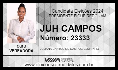 Candidato JUH CAMPOS 2024 - PRESIDENTE FIGUEIREDO - Eleições