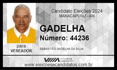 Candidato GADELHA 2024 - MANACAPURU - Eleições