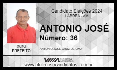 Candidato ANTONIO JOSÉ 2024 - LÁBREA - Eleições