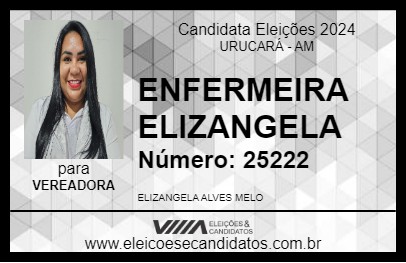 Candidato ENFERMEIRA ELIZANGELA 2024 - URUCARÁ - Eleições