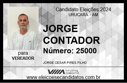 Candidato JORGE CONTADOR 2024 - URUCARÁ - Eleições