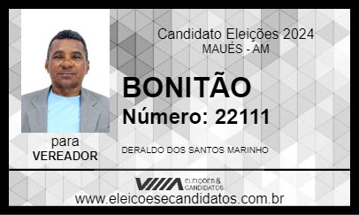 Candidato BONITÃO 2024 - MAUÉS - Eleições