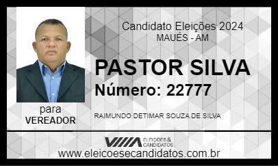 Candidato PASTOR SILVA 2024 - MAUÉS - Eleições