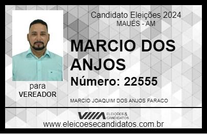 Candidato MARCIO DOS ANJOS 2024 - MAUÉS - Eleições