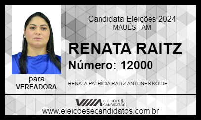 Candidato RENATA RAITZ 2024 - MAUÉS - Eleições