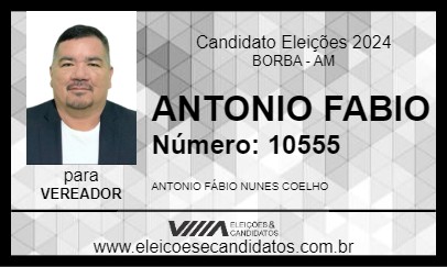 Candidato FÁBIO COELHO 2024 - BORBA - Eleições