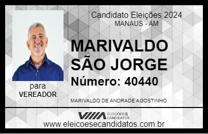 Candidato MARIVALDO 2024 - MANAUS - Eleições