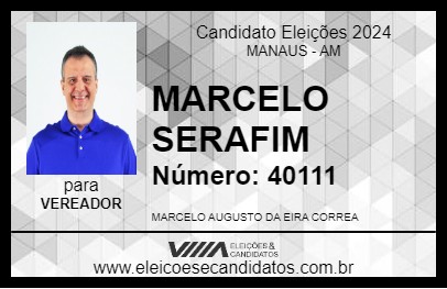 Candidato MARCELO SERAFIM 2024 - MANAUS - Eleições