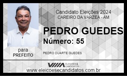 Candidato PEDRO GUEDES 2024 - CAREIRO DA VÁRZEA - Eleições