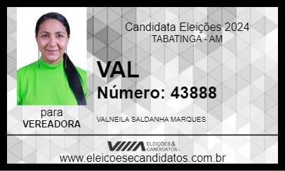 Candidato VAL 2024 - TABATINGA - Eleições