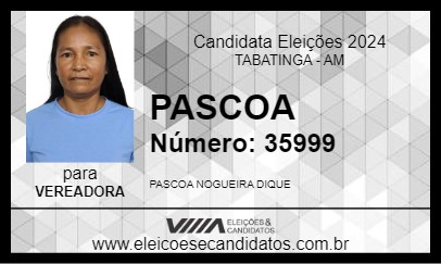 Candidato PASCOA 2024 - TABATINGA - Eleições