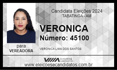 Candidato VERONICA 2024 - TABATINGA - Eleições