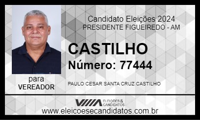 Candidato CASTILHO 2024 - PRESIDENTE FIGUEIREDO - Eleições