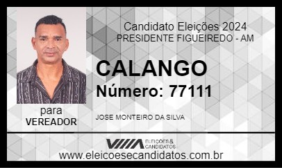 Candidato CALANGO 2024 - PRESIDENTE FIGUEIREDO - Eleições