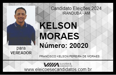 Candidato KELSON MORAES 2024 - IRANDUBA - Eleições