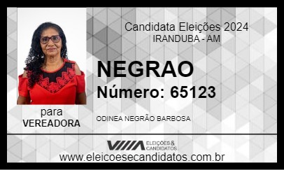 Candidato NEGRAO 2024 - IRANDUBA - Eleições