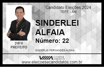 Candidato SINDERLEI ALFAIA 2024 - TEFÉ - Eleições