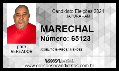 Candidato MARECHAL 2024 - JAPURÁ - Eleições