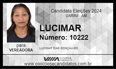 Candidato LUCIMAR 2024 - UARINI - Eleições