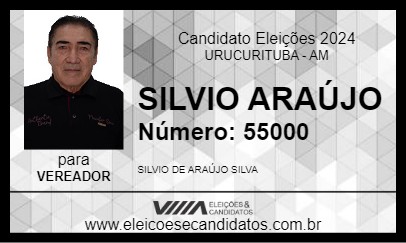 Candidato SILVIO ARAÚJO 2024 - URUCURITUBA - Eleições