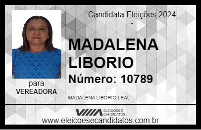 Candidato MADALENA LIBORIO 2024 - URUCURITUBA - Eleições