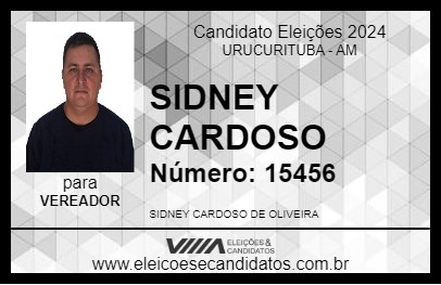 Candidato SIDNEY CARDOSO 2024 - URUCURITUBA - Eleições