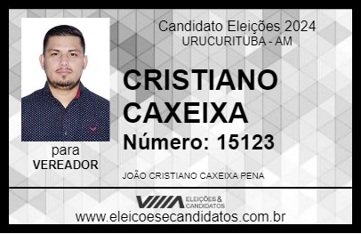 Candidato CRISTIANO CAXEIXA 2024 - URUCURITUBA - Eleições