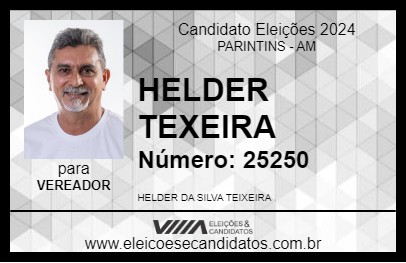 Candidato HELDER TEXEIRA 2024 - PARINTINS - Eleições