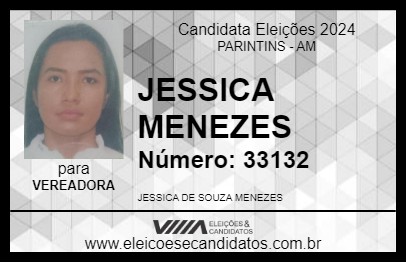 Candidato JESSICA MENEZES 2024 - PARINTINS - Eleições