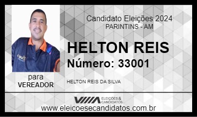 Candidato HELTON REIS 2024 - PARINTINS - Eleições