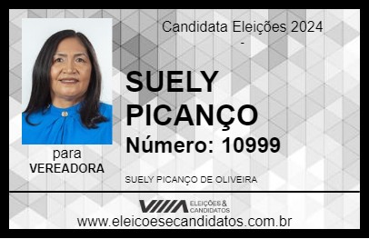 Candidato SUELY PICANÇO 2024 - BERURI - Eleições