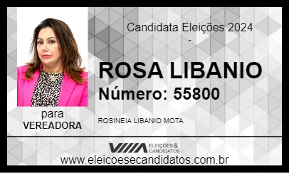 Candidato ROSA LIBANIO 2024 - MANAUS - Eleições