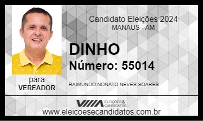 Candidato DINHO 2024 - MANAUS - Eleições