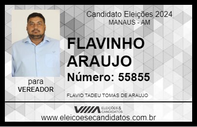 Candidato FLAVINHO ARAUJO 2024 - MANAUS - Eleições