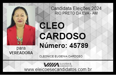 Candidato CLEO CARDOSO 2024 - RIO PRETO DA EVA - Eleições